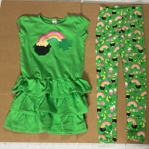 Gymboree Girls St. Patrick's Day outfit.